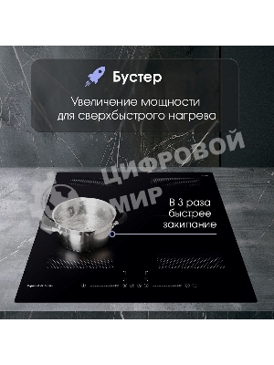 Индукционная варочная панель Zigmund & Shtain CI 62.6 B черный
