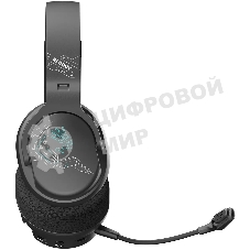 Гарнитура Bloody GR370 черный, беспроводная + проводная, Bluetooth, до 45 ч, подсветка