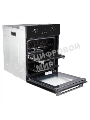Духовой шкаф электрический встраиваемый Zigmund & Shtain E 145 B черный