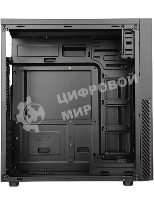 Компьютерный корпус Accord K-16 B черный без БП ATX 6x120мм 2xUSB2.0 1xUSB3.0 audio