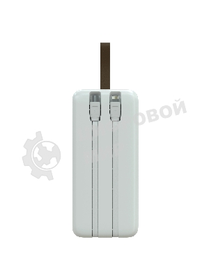 Портативный аккумулятор More choice (4620202550644) PB55-30 с кабелем 1USB 3.0A 22.5W PD - 30000mAh белый