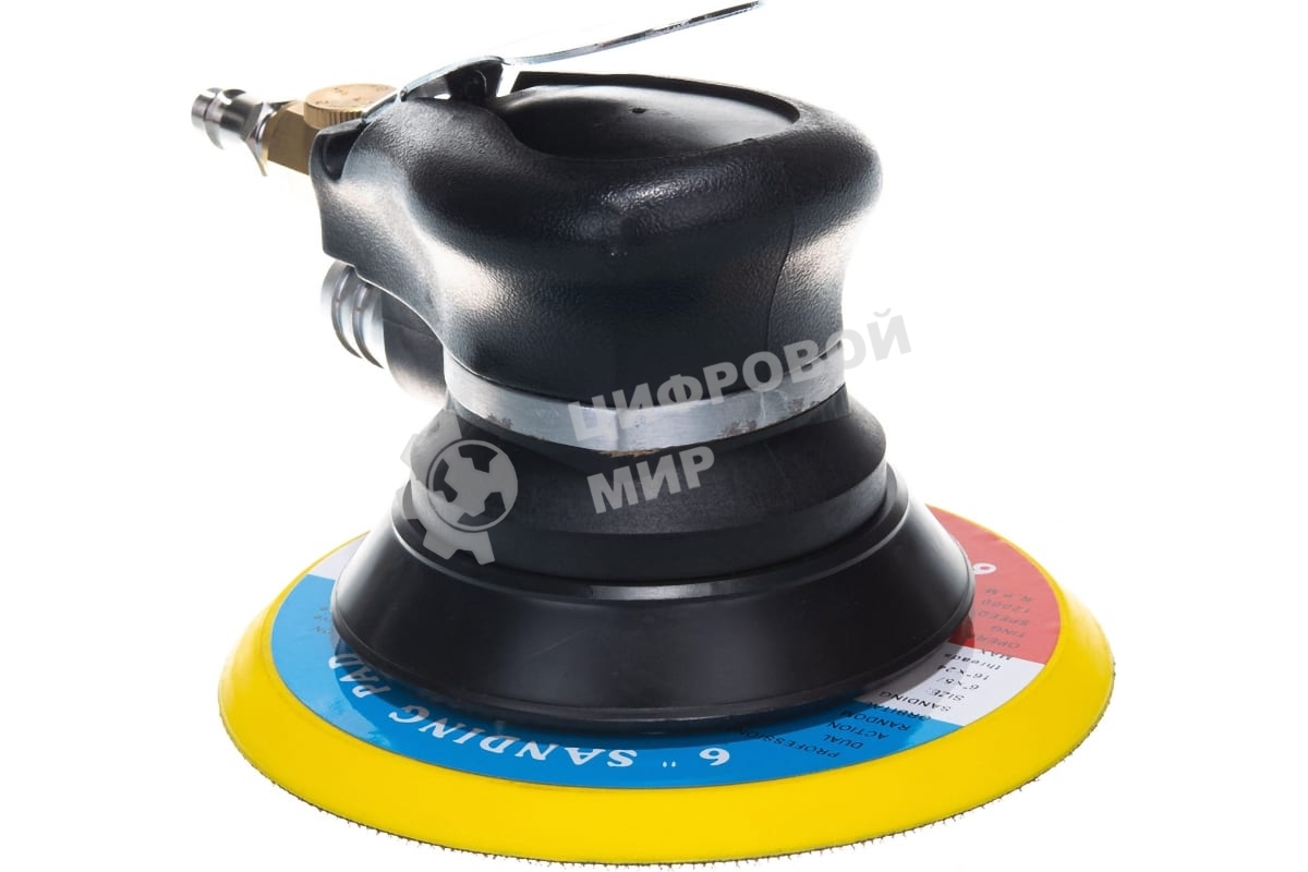 Пневмошлифмашина орбитальная SR150CV с пылеотводом c набором (140л/м 9000об мин 6.3 бар 150мм) 100182