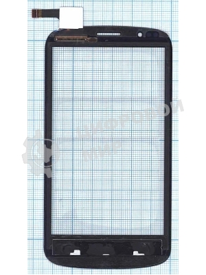 Сенсорное стекло (тачскрин) для DNS S4504, черное