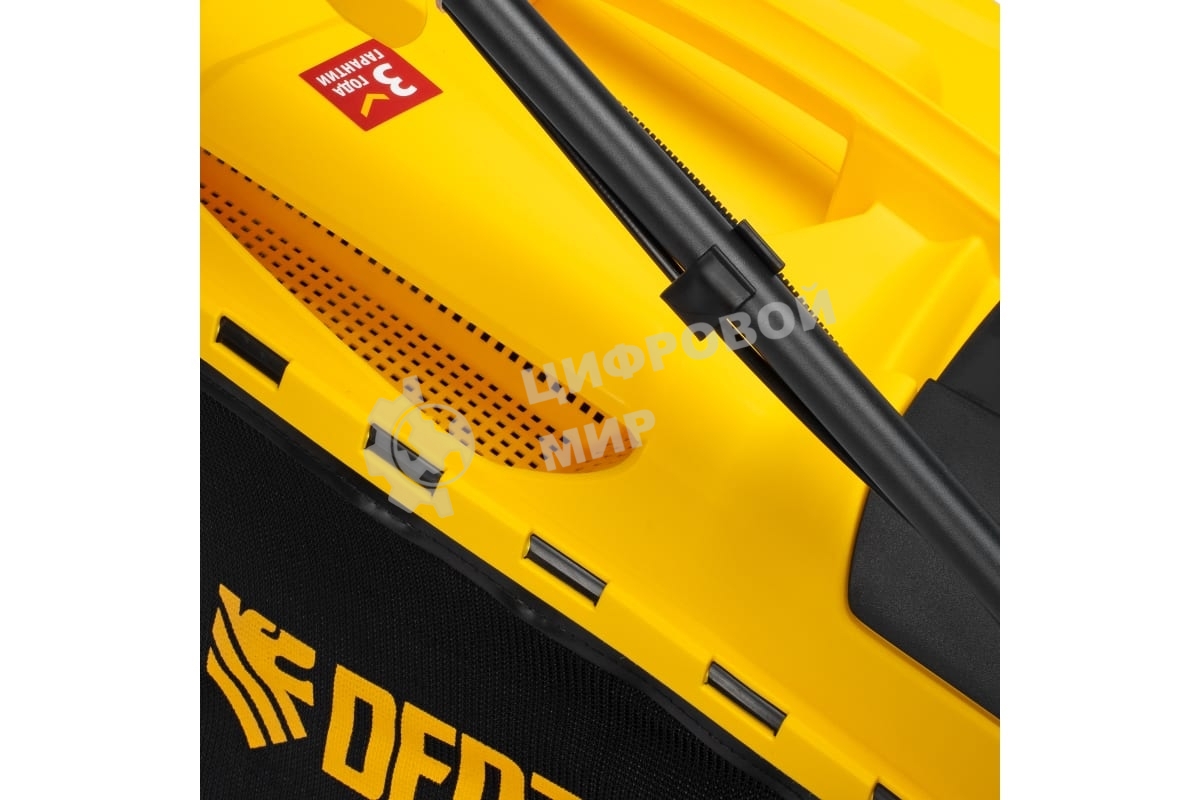 Газонокосилка бензиновая Denzel GLD-460SP-VE, 146 см3, шир. 46см, привод, вариатор, эл.старт, 60 л