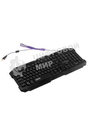 Комплект клавиатура+мышь Qumo Mystic K58/M76 проводной, USB, 3200 DPI, чёрный