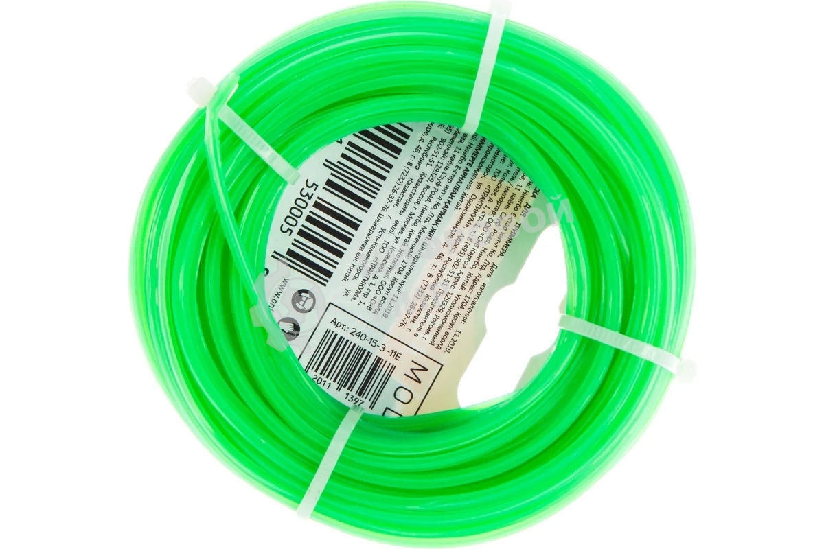 Леска для садовых триммеров Patriot Starline d=2.4мм L=15м (805201061)