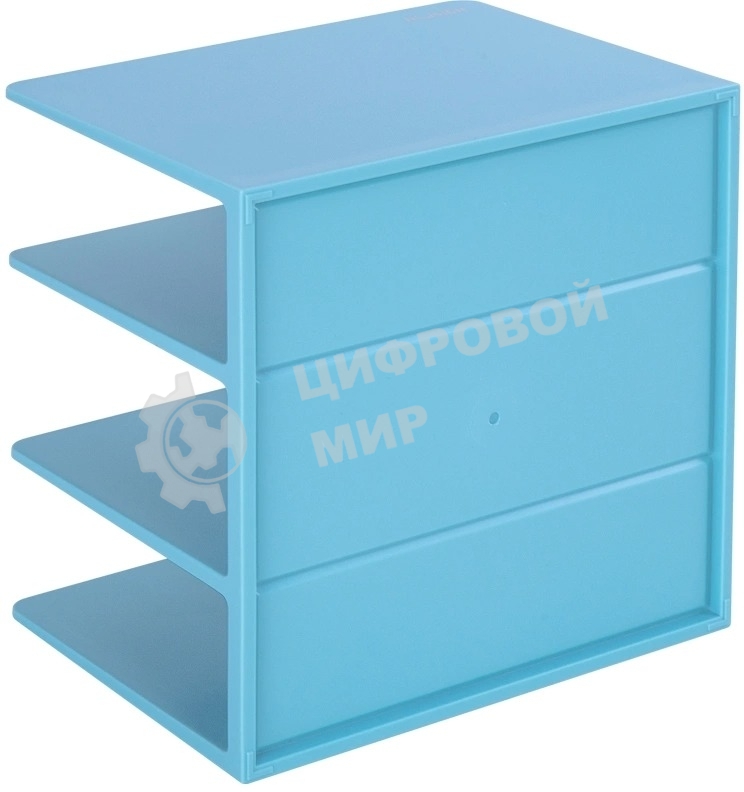 Подставка-ограничитель для книг Deli NS006BLUE Nusign 162x162x122мм синий