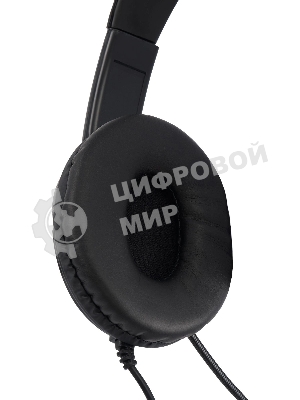 Гарнитура Oklick HS-M400 чёрный, проводная, 3.5 мм