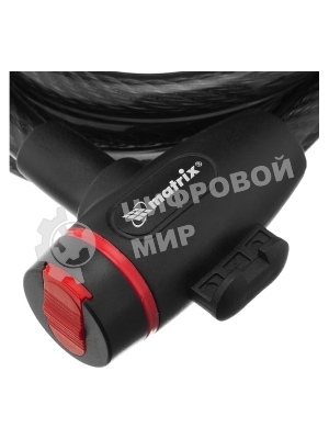 Замок тросовый универсальный Matrix 12х1200 мм