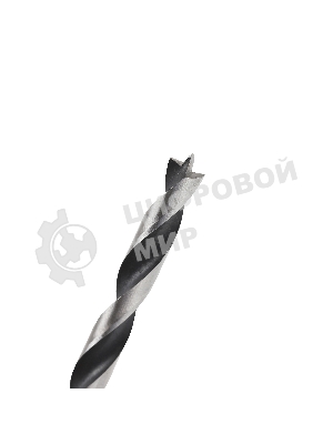 Сверло EDGE by PATRIOT по дереву спиральное 8 мм, W-образная заточка, 1 шт в блистере