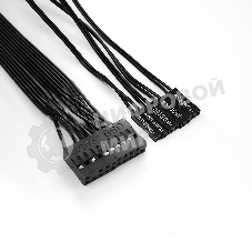 Компьютерный корпус Miditower ExeGate UN-605B Black, ATX, (UN350, 120мм), 2*USB, Audio, замок блокировки кнопки питания