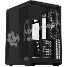 Компьютерный корпус ZALMAN MidTower P60 black (ATX, без БП, 2xUSB 3.0+USB Type C, 5x120мм ARGb) (Zalman P60 Black)