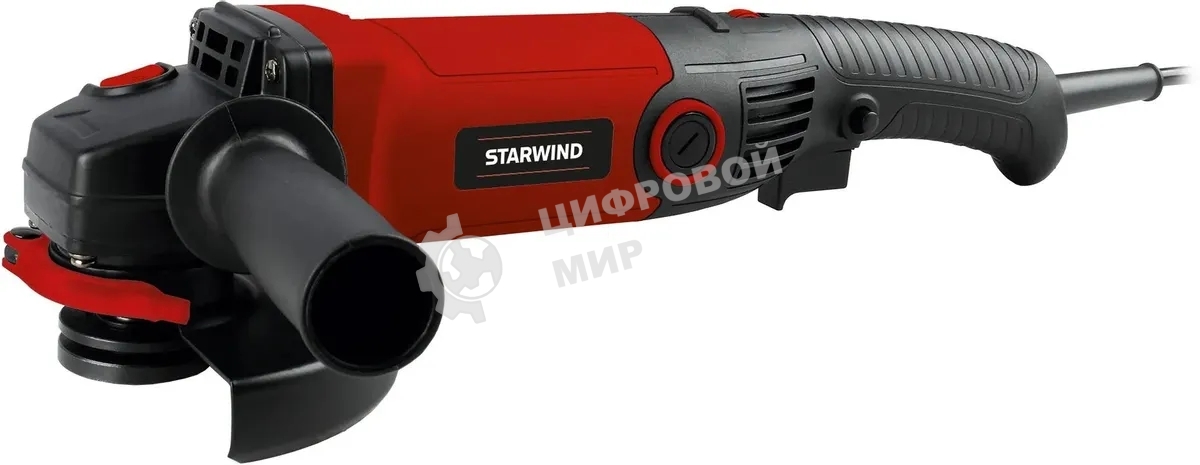 Угловая шлифовальная машина Starwind AG125LE-1300 1300Вт 11000об/мин рез.шпин.:M14 d=125мм