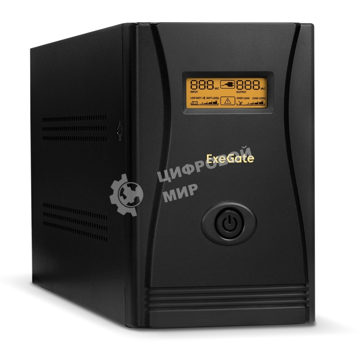 Источник бесперебойного питания ExeGate SpecialPro Smart LLB-2200.LCD.AVR.EURO.RJ 2200VA/1300W, LCD, AVR, 4 евророзетки, RJ45/11, черный