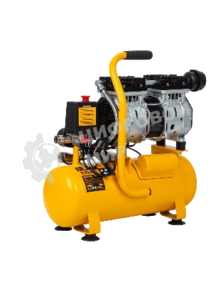 Компрессор Denzel DLS650/10 безмаслянный малошумный 650 Вт, 120 л/мин,ресивер 10 л