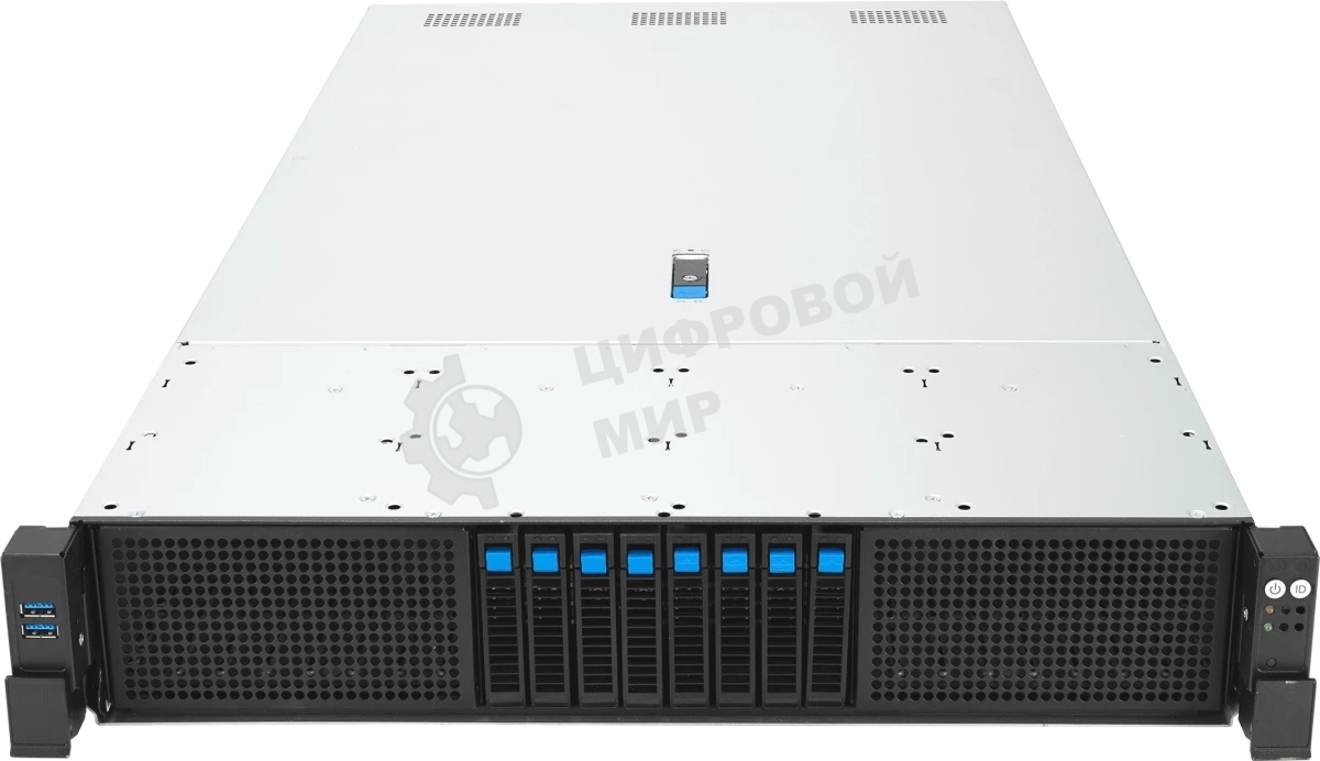 Серверная платформа ASUS RS720-E12-RS8G, 2U, 2x LGA 4710, 32x DDR5 6400, 8 x 2.5