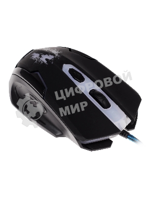 Комплект клавиатура+мышь Qumo Spirit of Wisdom проводной, USB, 2400 DPI, чёрный