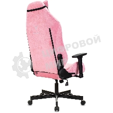 Кресло Knight N1 Fabric розовый, велюр, 120 кг, механизм качания