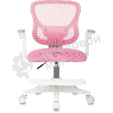 Кресло детское Бюрократ BuroKIDS 3 розовый Velvet 36, крестов. пластик