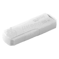 Флешка USB Smartbuy CLUE white (SB128GBCLU-W3), 128Gb, USB 3.1, R/W 40/25, белый
