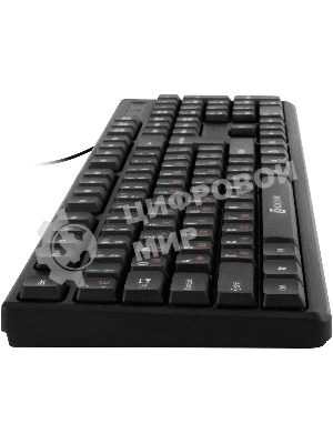 Клавиатура Oklick 100M HW3 проводная, USB Type-A, чёрный