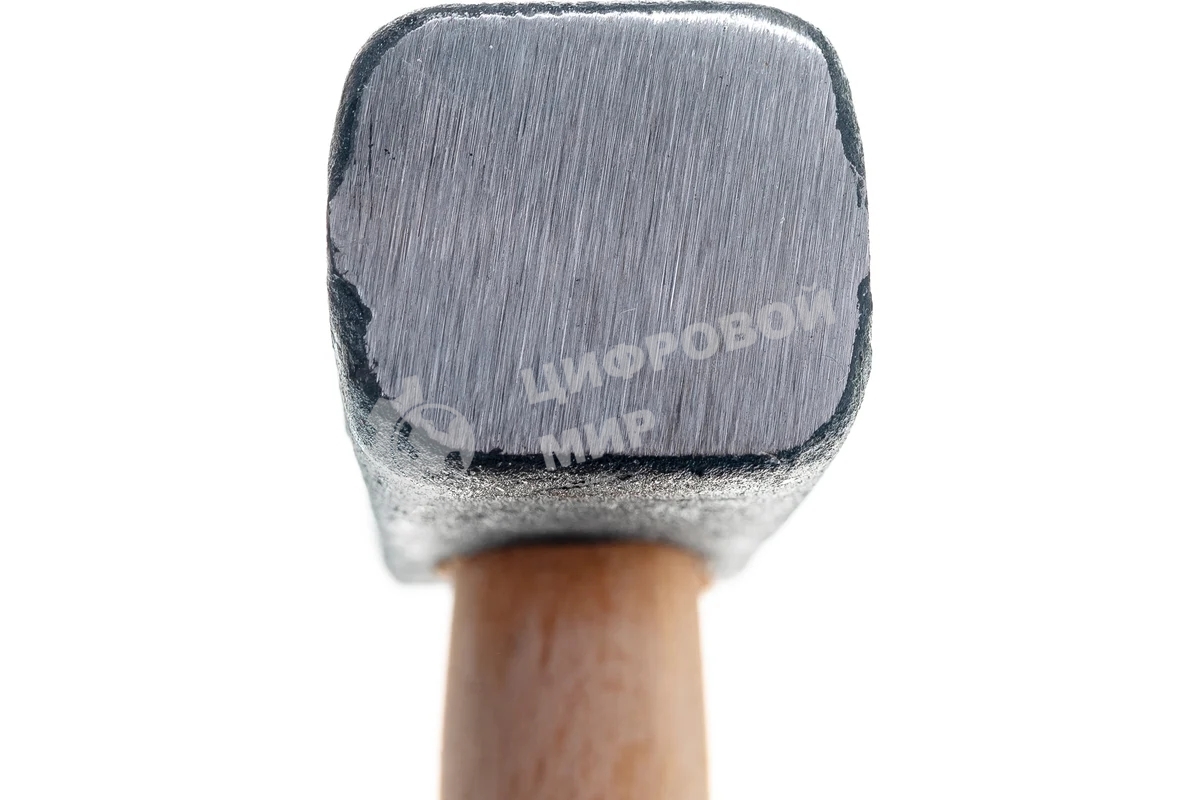 Молоток слесарный Сибртех 400 г, квадратный боек, деревянная рукоятка