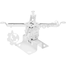 Кронштейн для проектора Buro PR07-W белый макс.12кг потолочный поворот и наклон