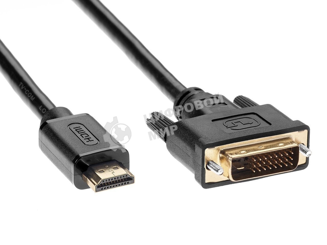 Кабель HDMI to DVI-D (19M -25M) 2м, TV-COM LCG135E-2M