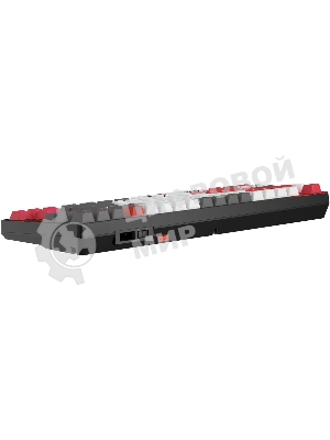 Клавиатура беспроводная A4Tech Bloody WS87 Naraka USB, Bluetooth/Радиоканал черный/красный