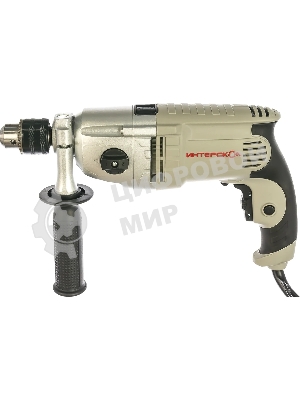 Дрель ударная ИНТЕРСКОЛ ДУ-13/810ЭР 150.1.3.00 810Вт,ВЗП-13мм,2000о/м,32000уд/м,2 режим,3.2кг