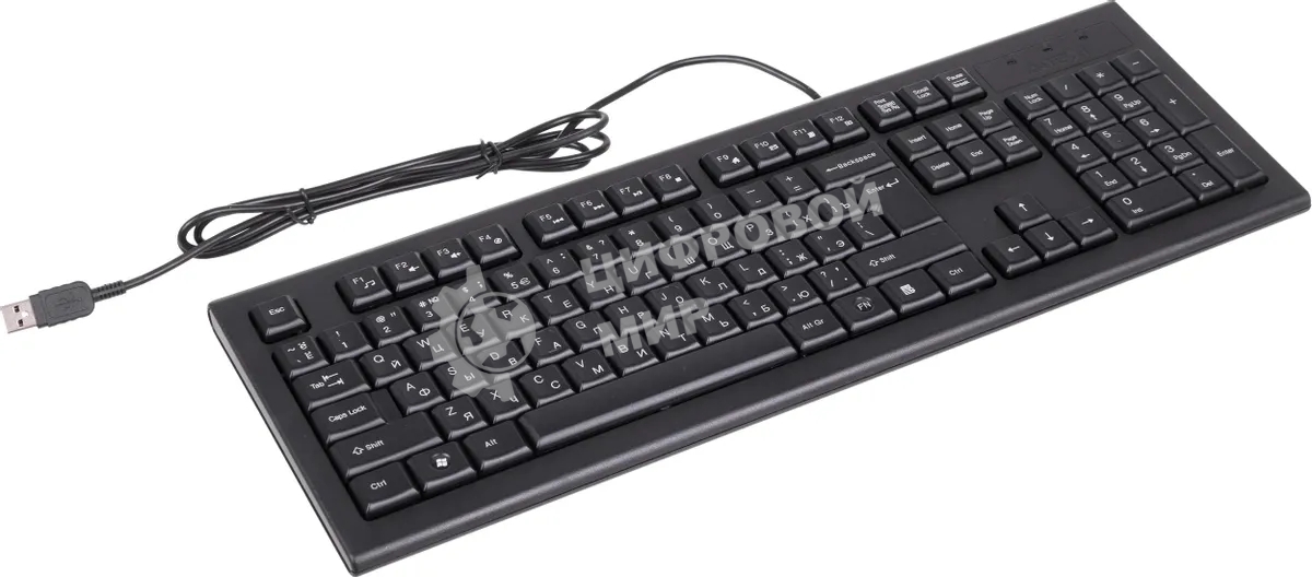 Клавиатура проводная A4Tech KR-85 USB черный