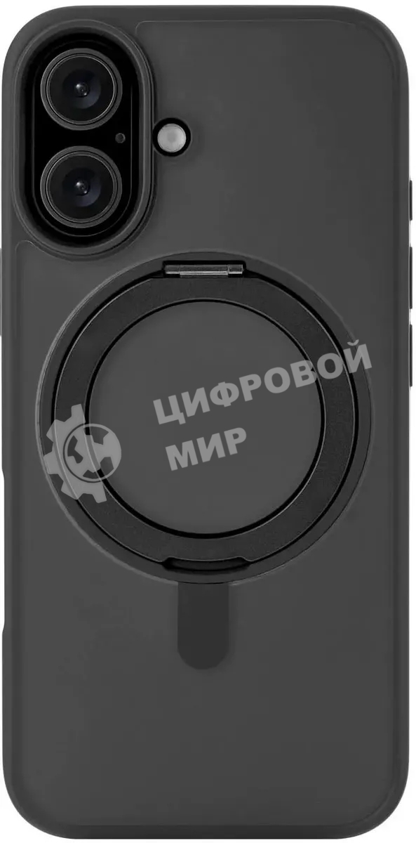 Чехол (клип-кейс) uBear для Apple iPhone 16 Clip 360 with MagSafe черный (CS437BL61RG-I24M)