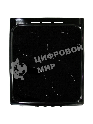 Плита электрическая De Luxe 506004.04ЭС-010 серебристый, конфорок 4 шт, духовка 60 л, 50 см x 87 см x 60 см