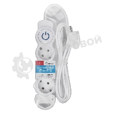 Удлинитель Smartbuy (SBE-16-3-03m-ZS) 3 роз х 3,0 м - белый