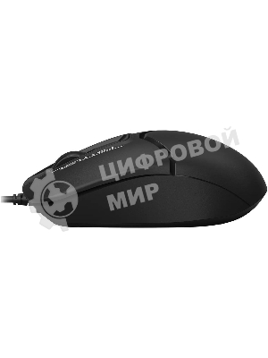 Мышь проводная A4Tech Fstyler FM12S черный, 1200 dpi, USB, кнопки - 3