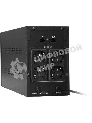 Источник бесперебойного питания ExeGate SpecialPro Smart LLB-2200.LCD.AVR.EURO.RJ 2200VA/1300W, LCD, AVR, 4 евророзетки, RJ45/11, черный