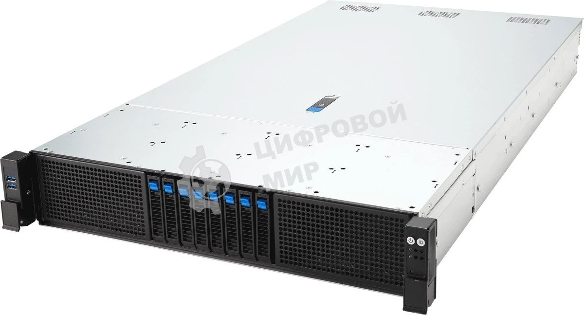 Серверная платформа ASUS RS720-E12-RS8G, 2U, 2x LGA 4710, 32x DDR5 6400, 8 x 2.5