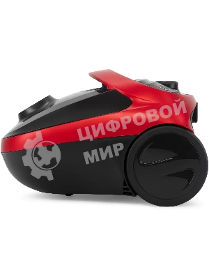 Пылесос Hyundai HYV-B1570 красный/черный, 250/1800 Вт, уборка сухая, пылесборник мешок, 1.5 л (в компл.:1мешок)