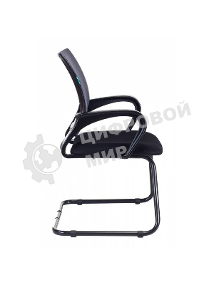 Кресло Бюрократ CH-695N-AV/DG/TW-11 серый/черный, экокожа, 120 кг, механизм качания