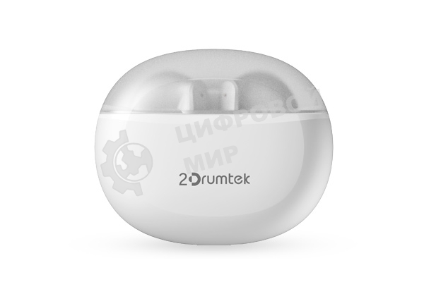 Наушники TWS A4Tech 2Drumtek B20 белый, вкладыши, Bluetooth