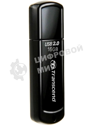 Флешка USB Transcend JetFlash 350 (TS16GJF350), 16Gb, USB 2.0, R/W 15/7, черный