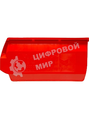 Ящик сплошной ТАРА.РУ Venezia 5006 красный 500х310х250мм PP 10044