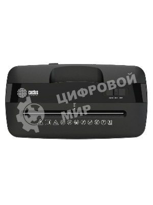 Шредер Cactus CS-SH-A3 (секр.P-4) перекрестный 6.лист. 13лтр. скобы пл.карты