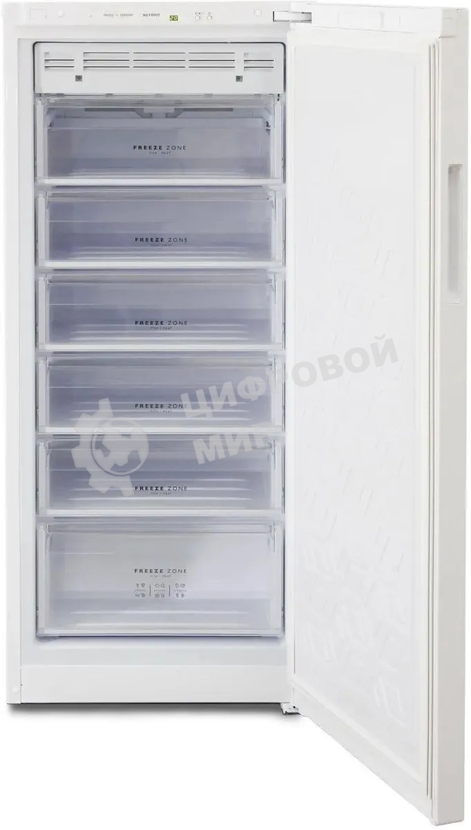 Морозильная камера Бирюса Б-6046SN, белый, 230л, 6 ящиков