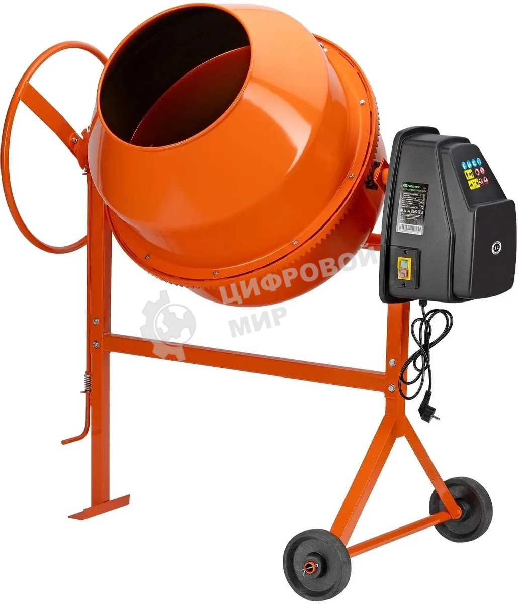 Бетоносмеситель Сибртех БСН-200 800 Вт, 200 л, чугунный венец