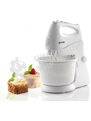Миксер Gorenje M450WS, 450 Вт,, 5 скоростей, белый