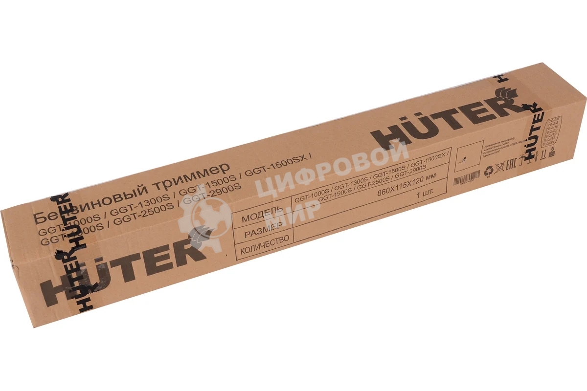 Триммер бензиновый Huter GGT-1500S 1500Вт 2л.с. реж.эл.:леска (упак.:2 коробки)