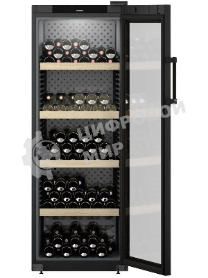 Винный шкаф Liebherr WPbl 5001 черный, 266 л, 1 отсек, 196 бут., класс F