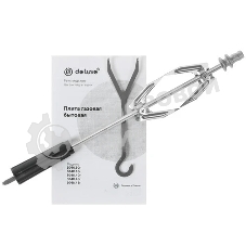 Плита газовая De Luxe 5040.40Г (кр) ЧР-010 серебристый, конфорок 4 шт, духовка 46 л, 50 см x 85 см x 50 см