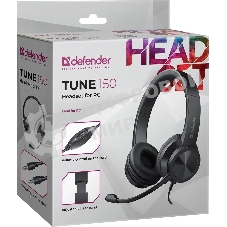 Гарнитура Defender Tune 150 чёрный, проводная